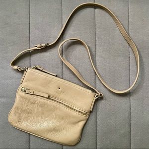 Kate Spade New York Cedar Street Tenley Tan Leather Crossbody Bag